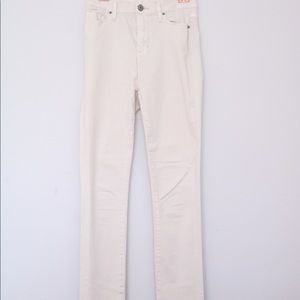 Twig high rise, twill tan pants